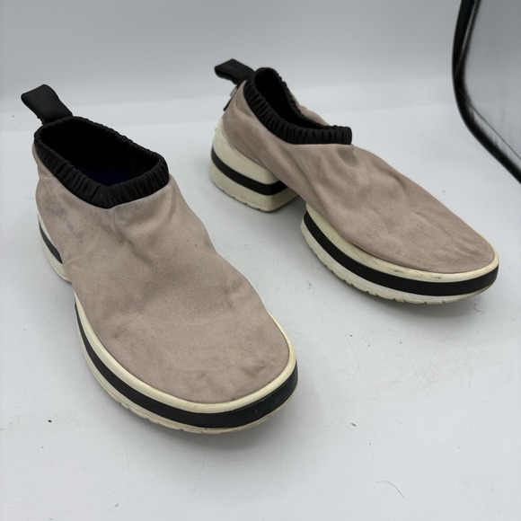 Stuart Weitzman Shoes Womens Size 6 SW-612 Slip on Sneaker Beige - Picture 1 of 10